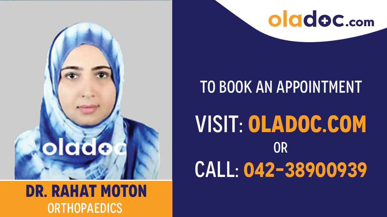 Book appointment with Dr. Rahat Moton-best Orthopedic  Karachi